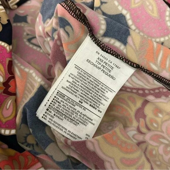 ❤️ Banana Republic Floral Slim Stretchy Dress  XXS - Picture 5 of 11